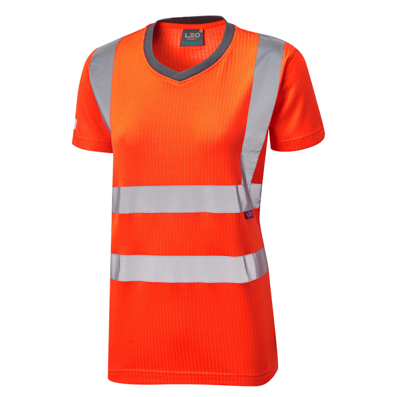 Belstone Leo EcoViz Comfort Women’s T-Shirt HV Orange