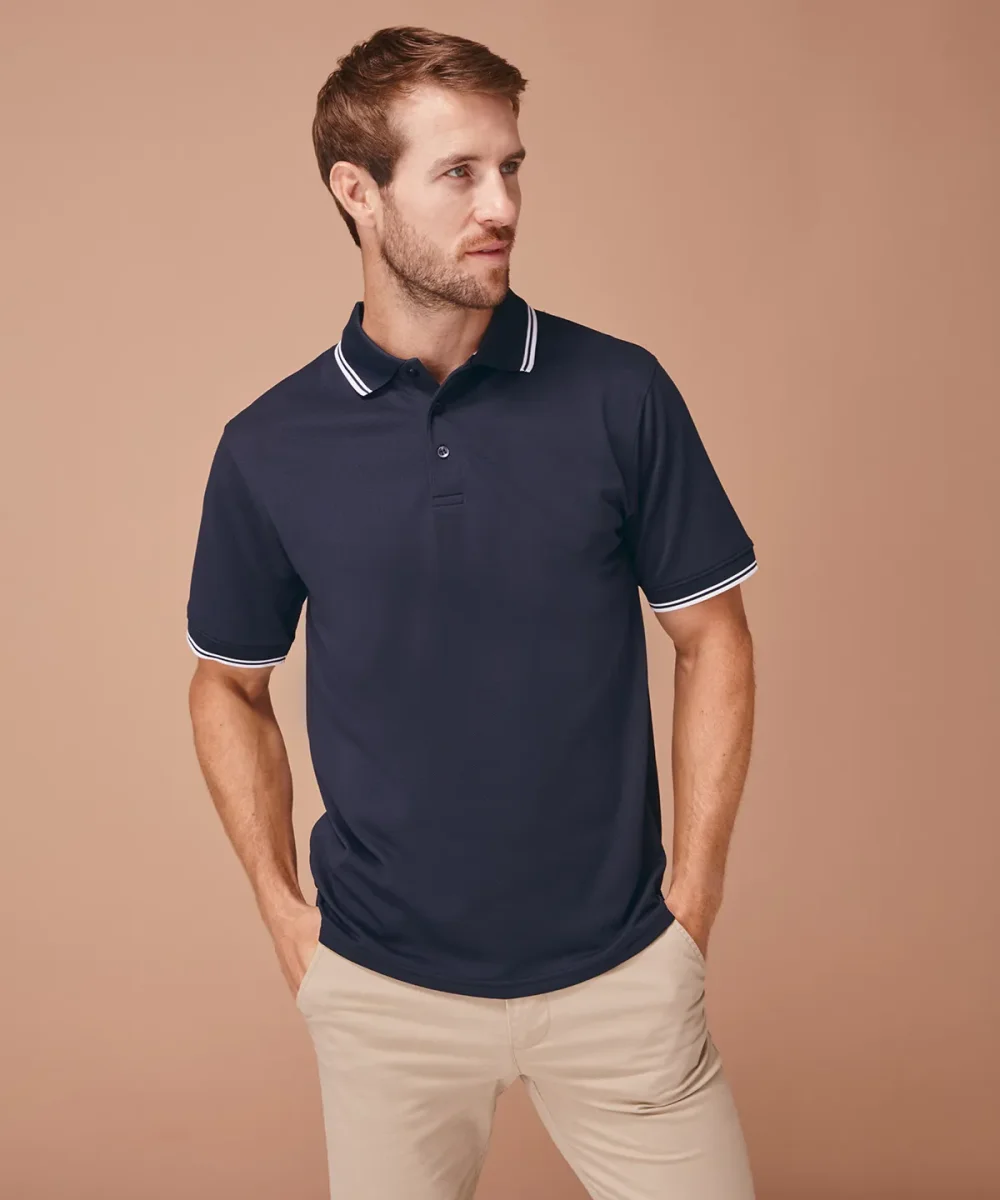 Henbury Double Tipped Coolplus Polo Shirt