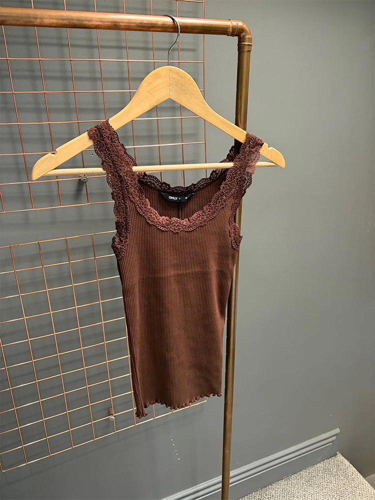 Onlsara Sharai Tank Top-Shaved Chocolate - Image 2