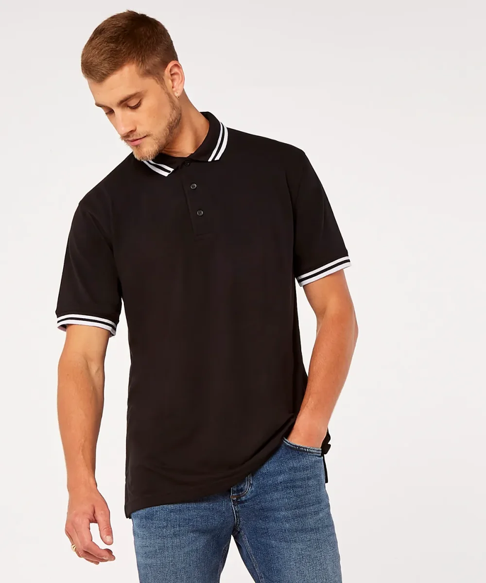 Kustom Kit Tipped Collar Polo Classic Fit